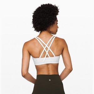 Lululemon white energy bra size 6 - I have 3!